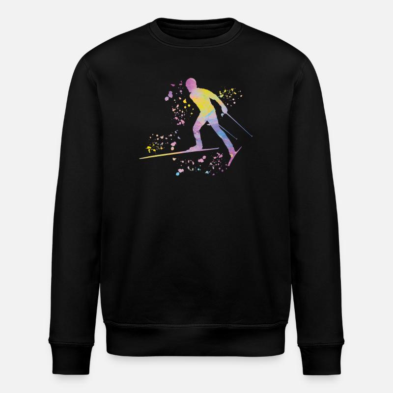 Ski de fond Ski de fond - Sweat bio ROLLER Stanley/Stella Unisexe - noir