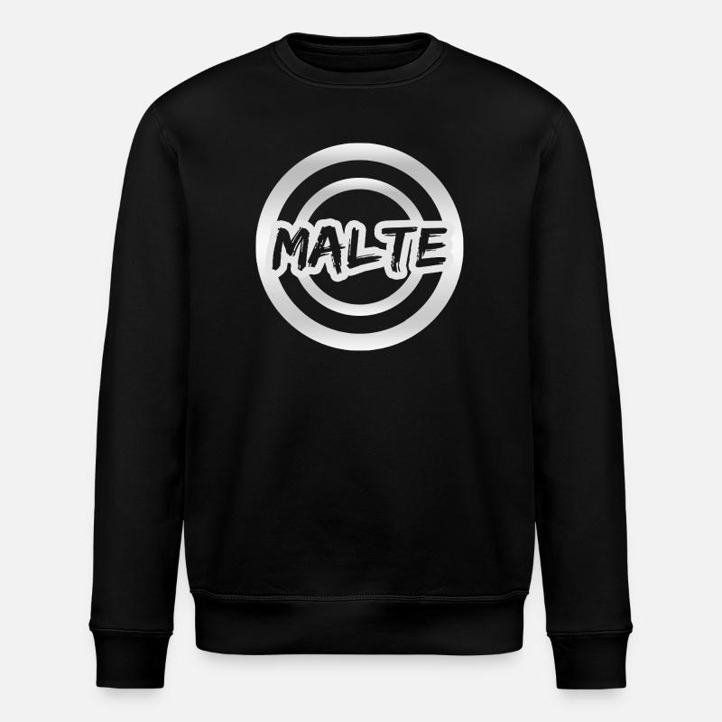 Gift Malte - Sweat bio ROLLER Stanley/Stella Unisexe - noir