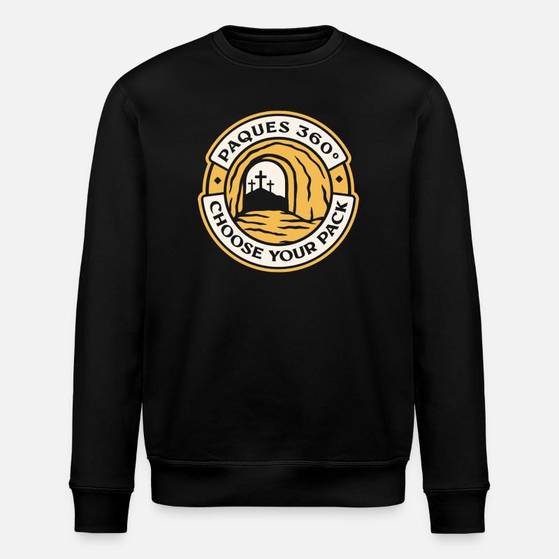 Pâques360 - Sweat bio ROLLER Stanley/Stella Unisexe - noir