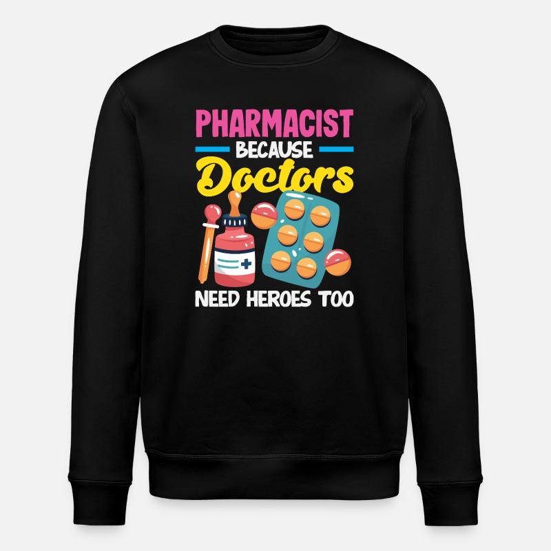 Pharmacist Pharmaceutical Technical - Stanley/Stella ROLLER Unisex Organic Sweatshirt - black