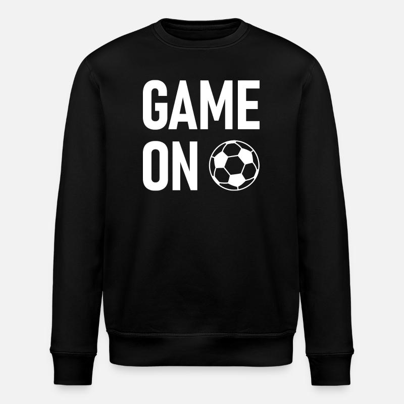 Fußball Soccer Game On - Stanley/Stella Unisex Bio-Sweatshirt ROLLER - Schwarz