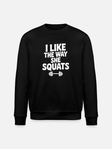 J’aime sa façon de s’accroupir - Sweat bio ROLLER Stanley/Stella Unisexe - noir