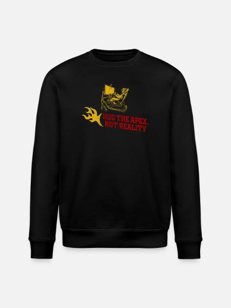 Apex Hug Not Reality - Stanley/Stella ROLLER Unisex Organic Sweatshirt - black
