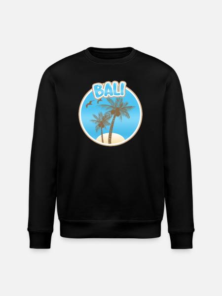 Geschenk für Bali - Stanley/Stella Unisex Bio-Sweatshirt ROLLER - Schwarz