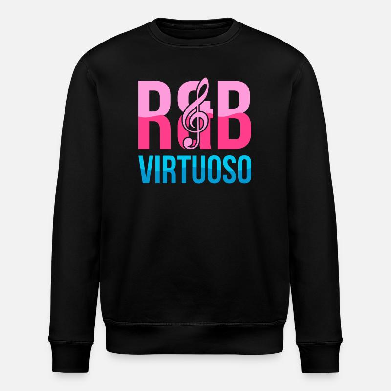 RnB Music Virtuoso E2 Pink Candy - Sweat bio ROLLER Stanley/Stella Unisexe - noir