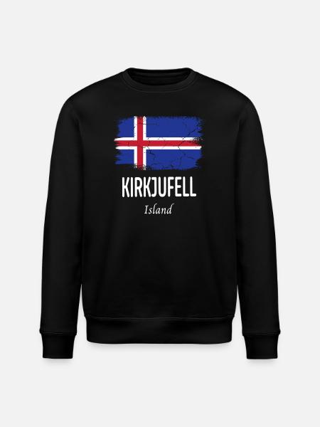 Kirkjufell - Stanley/Stella ROLLER Unisex Organic Sweatshirt - black