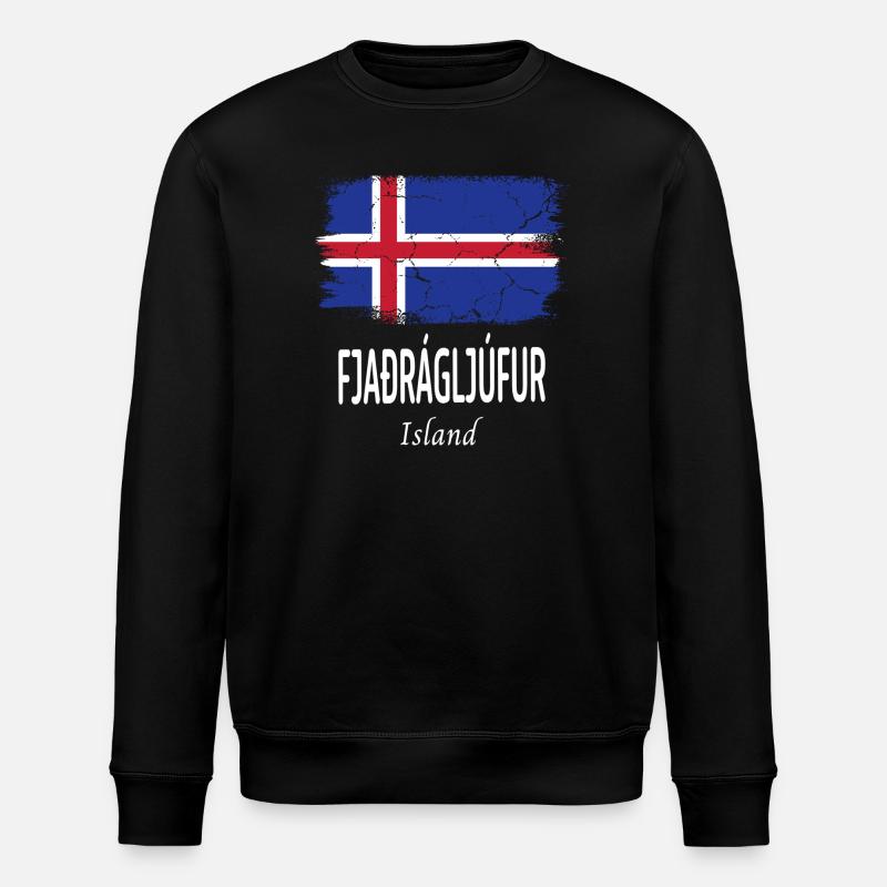 Fjaðrárgljúfur - Sweat bio ROLLER Stanley/Stella Unisexe - noir