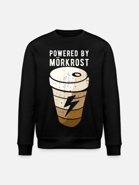 Propulsé par Mörkrost Sweden Coffee - Sweat bio ROLLER Stanley/Stella Unisexe - noir