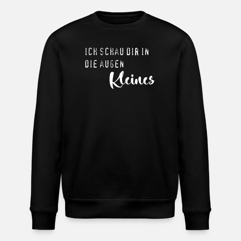 Schau dir in die Augen - Stanley/Stella Unisex Bio-Sweatshirt ROLLER - Schwarz