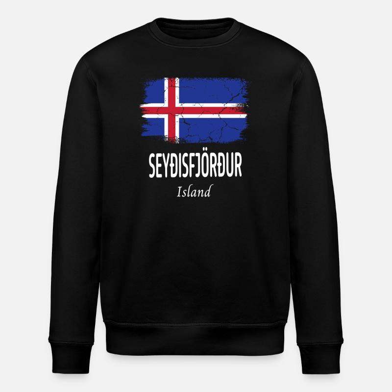 seyðisfjörður - Sweat bio ROLLER Stanley/Stella Unisexe - noir