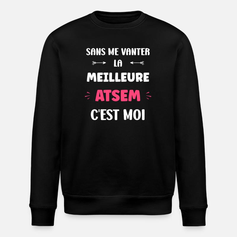 ATSEM - Stanley/Stella Unisex Bio-Sweatshirt ROLLER - Schwarz