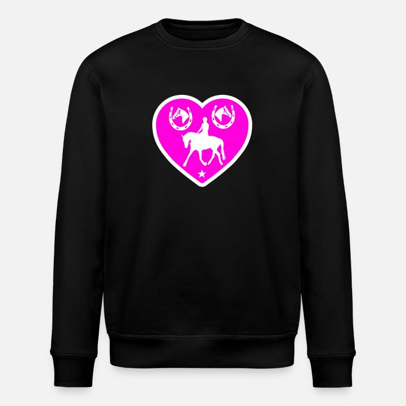 Chevaux - Sweat bio ROLLER Stanley/Stella Unisexe - noir