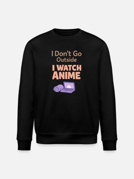 Anime-hausmensch Kuscheliger Weeb - Stanley/Stella Unisex Bio-Sweatshirt ROLLER - Schwarz