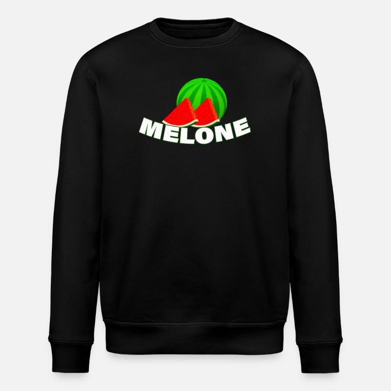 melon - Sweat bio ROLLER Stanley/Stella Unisexe - noir