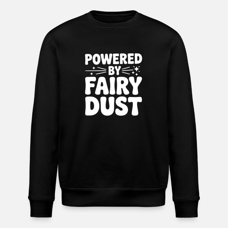 Powered by Fairy Dust - Stanley/Stella ROLLER Unisex Organic Sweatshirt - black