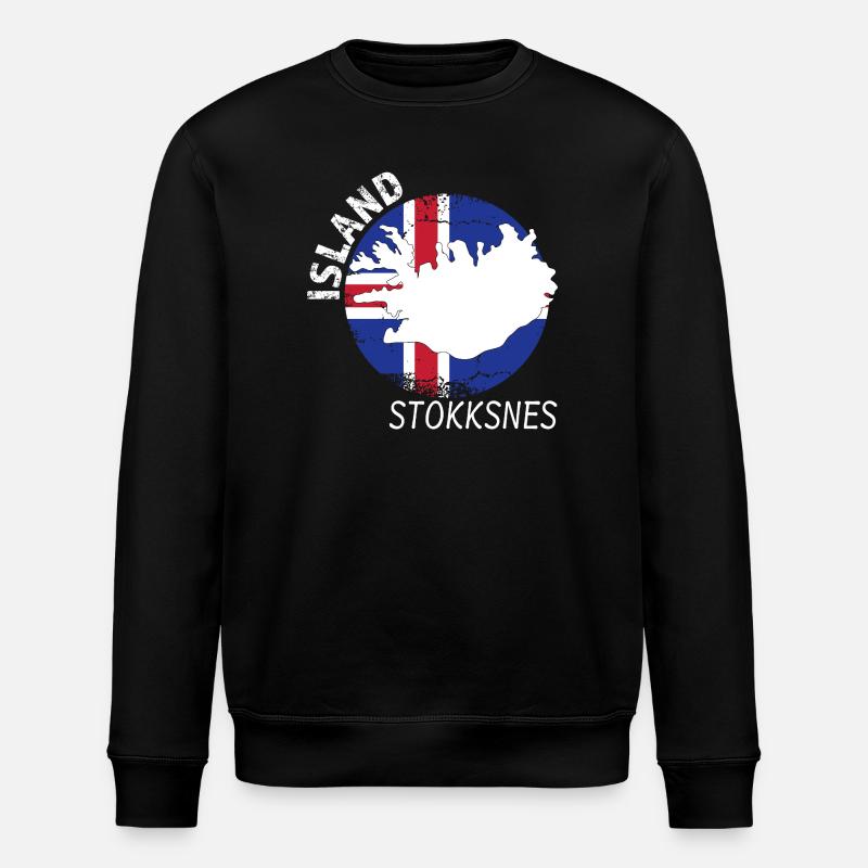 Stokksnes - Sweat bio ROLLER Stanley/Stella Unisexe - noir