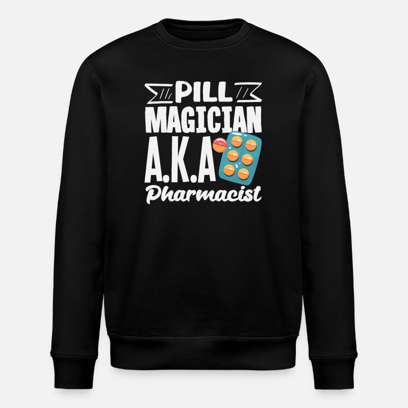 Apotheker Pharmazeutisch-technischer - Stanley/Stella Unisex Bio-Sweatshirt ROLLER - Schwarz
