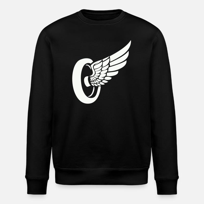 Ailerons de pneus - Sweat bio ROLLER Stanley/Stella Unisexe - noir