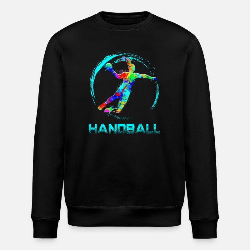 Handball - Stanley/Stella Unisex Bio-Sweatshirt ROLLER - Schwarz