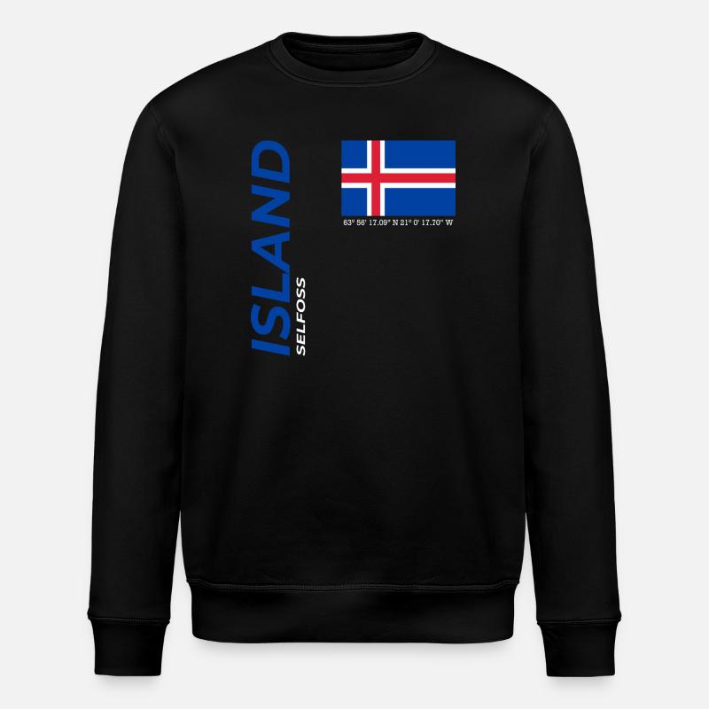 Selfoss - Stanley/Stella Unisex Bio-Sweatshirt ROLLER - Schwarz