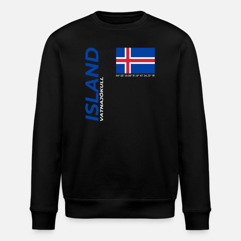 Vatnajökull - Stanley/Stella ROLLER Unisex Organic Sweatshirt - black