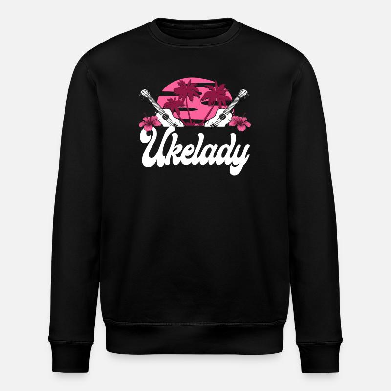Ukulélé hawaïen Uke Ukelady - Sweat bio ROLLER Stanley/Stella Unisexe - noir