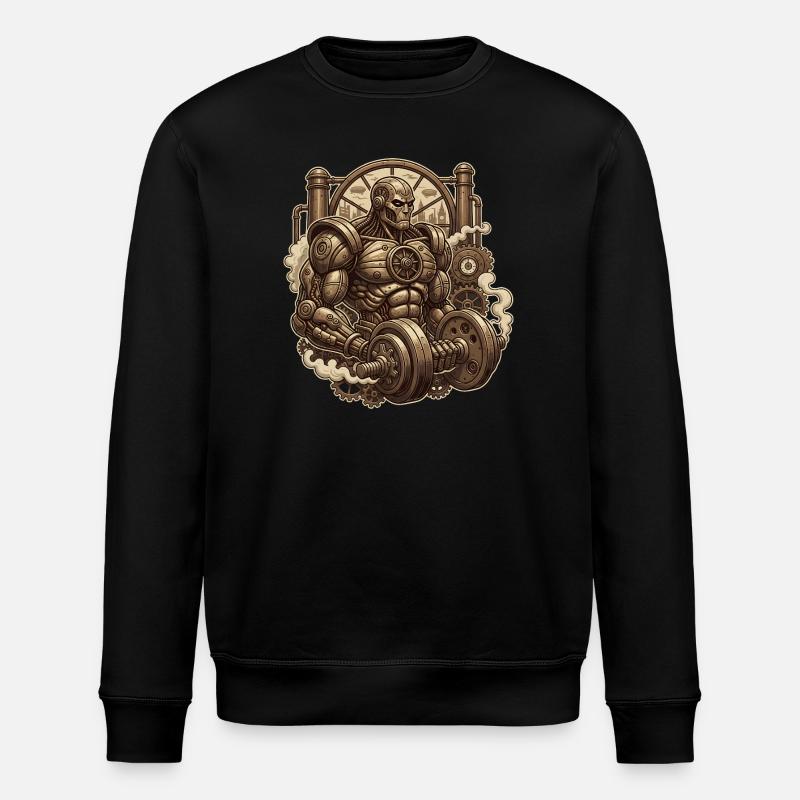 Steampunk Muscles - Sweat bio ROLLER Stanley/Stella Unisexe - noir