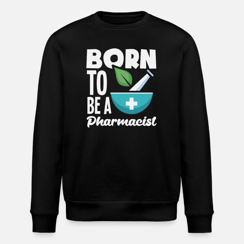 Pharmacien Technicien Pharmaceutique - Sweat bio ROLLER Stanley/Stella Unisexe - noir
