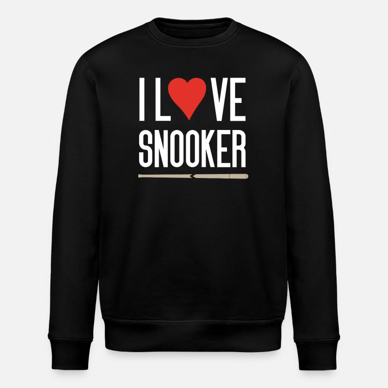 J’adore le snooker - Sweat bio ROLLER Stanley/Stella Unisexe - noir