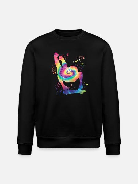 Skeleton Bobsleigh Winter Sports Sled - Stanley/Stella ROLLER Unisex Organic Sweatshirt - black