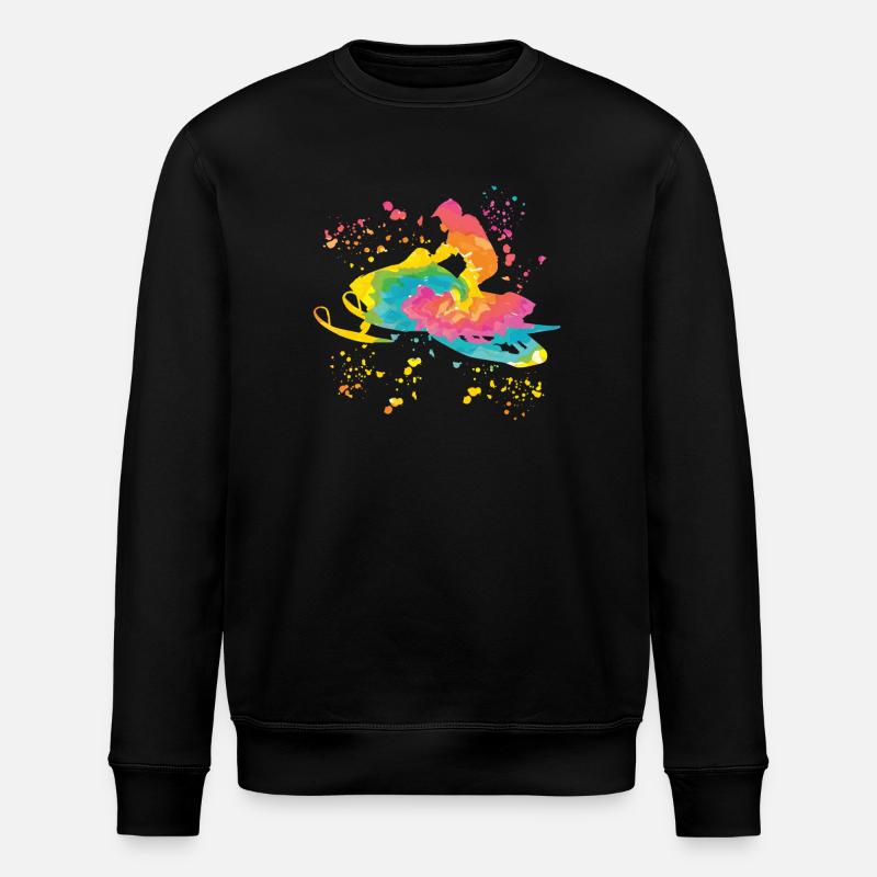 Aventure vibrante en motoneige Skidoo - Sweat bio ROLLER Stanley/Stella Unisexe - noir