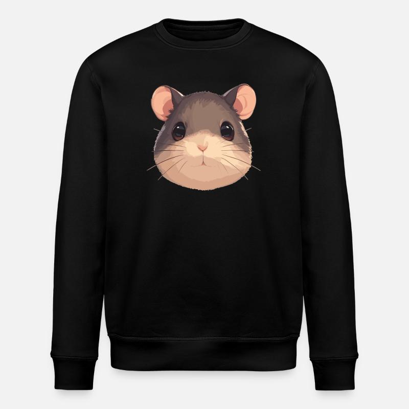 Rat Rat - Stanley/Stella ROLLER Unisex Organic Sweatshirt - black