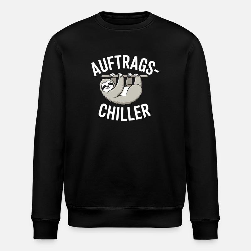 Commander Chiller Commander Chiller Bureau Sloth - Sweat bio ROLLER Stanley/Stella Unisexe - noir