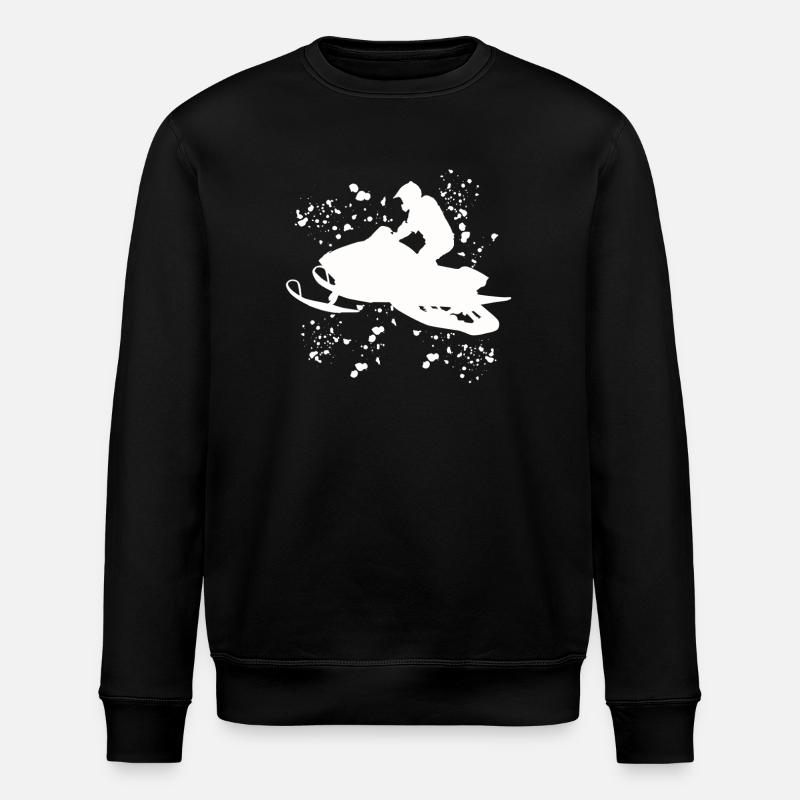 Aventure vibrante en motoneige Skidoo - Sweat bio ROLLER Stanley/Stella Unisexe - noir