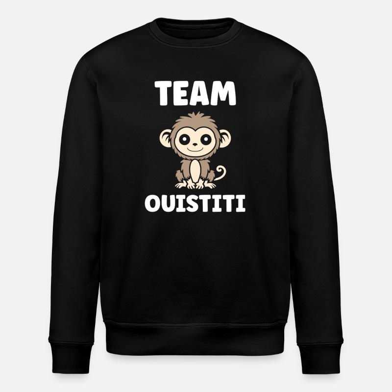 ouistiti - Sweat bio ROLLER Stanley/Stella Unisexe - noir