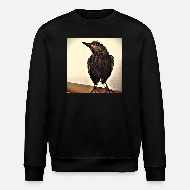 Freshly bathed... - Stanley/Stella ROLLER Unisex Organic Sweatshirt - black