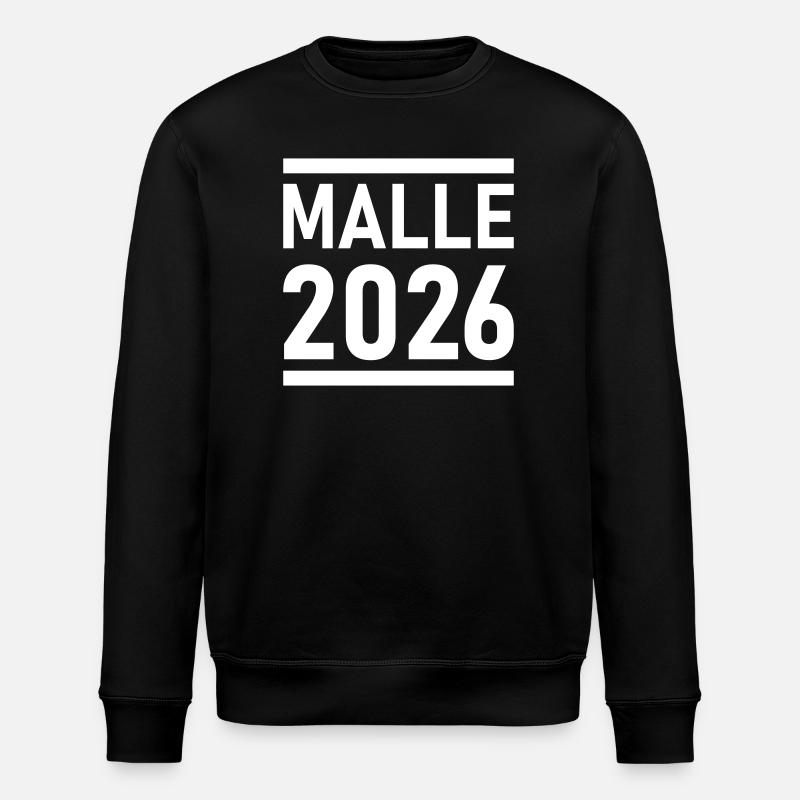 Malle 2026 Majorque - Sweat bio ROLLER Stanley/Stella Unisexe - noir