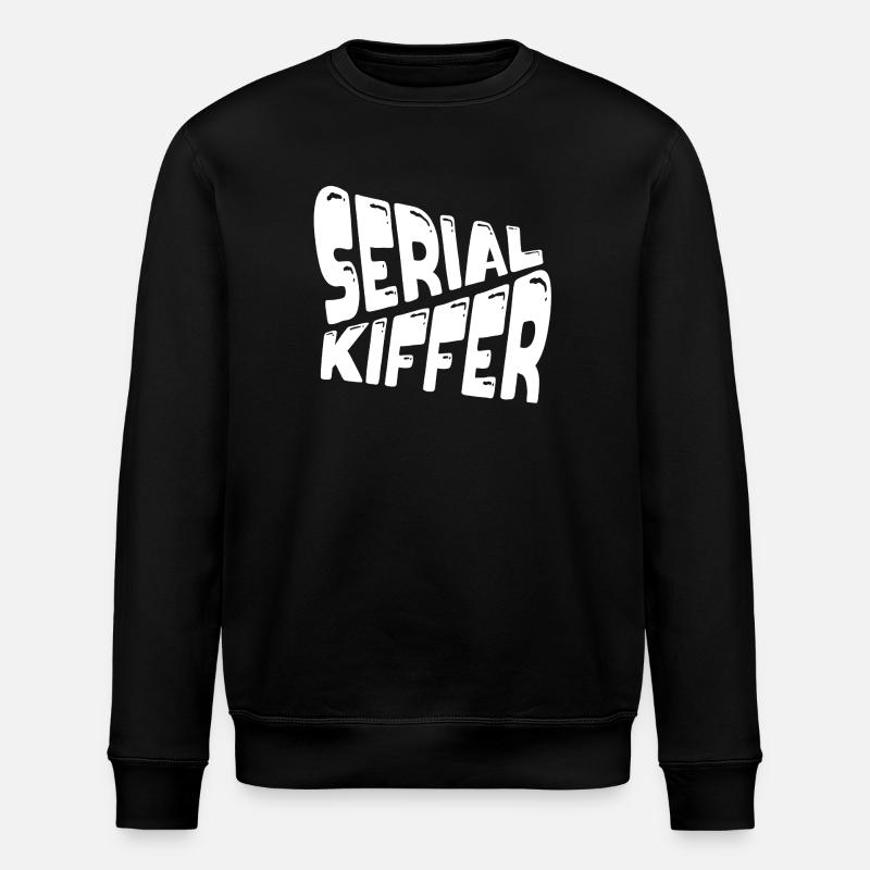 Serienkiffer - Stanley/Stella Unisex Bio-Sweatshirt ROLLER - Schwarz