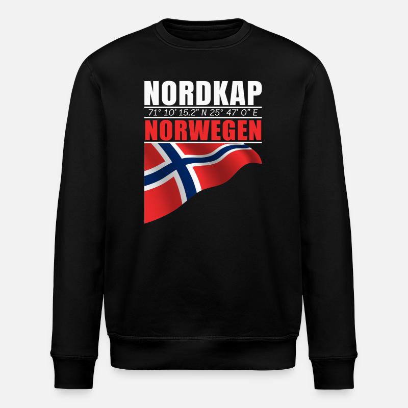 Nordkap - Stanley/Stella Unisex Bio-Sweatshirt ROLLER - Schwarz