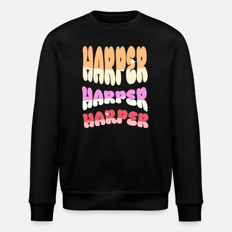 Harper - Stanley/Stella ROLLER Unisex Organic Sweatshirt - black