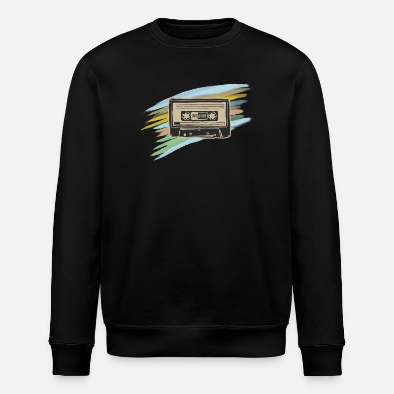 Kassetten Vibe Neon-Pinsel - Stanley/Stella Unisex Bio-Sweatshirt ROLLER - Schwarz