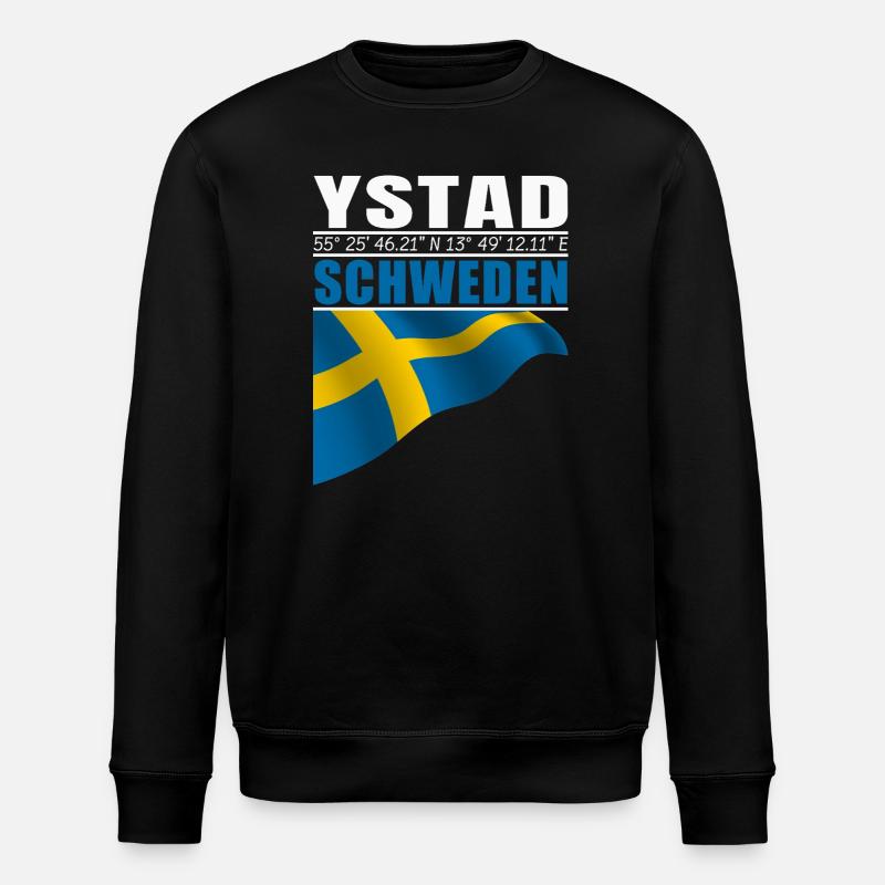 Ystad - Stanley/Stella ROLLER Unisex Organic Sweatshirt - black