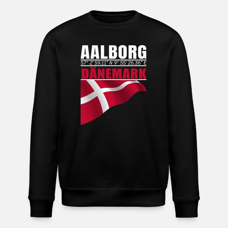 Aalborg - Sweat bio ROLLER Stanley/Stella Unisexe - noir