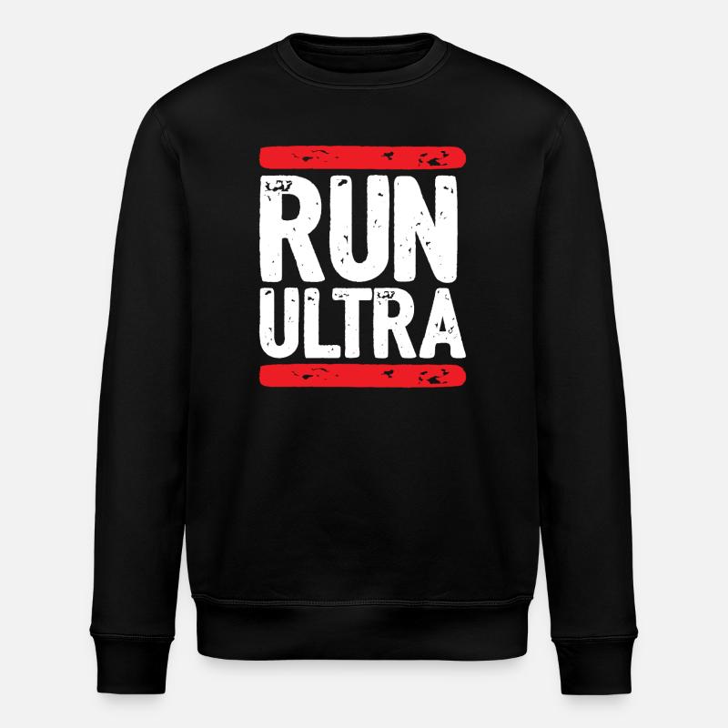 Lauf Ultra - Stanley/Stella Unisex Bio-Sweatshirt ROLLER - Schwarz