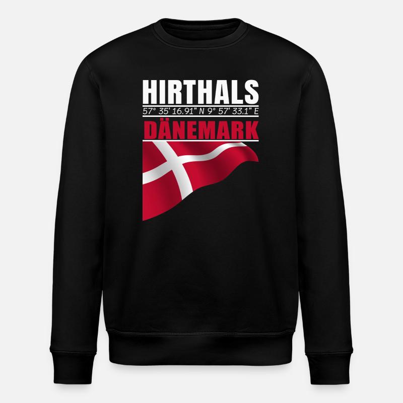 Hirthals - Stanley/Stella Unisex Bio-Sweatshirt ROLLER - Schwarz