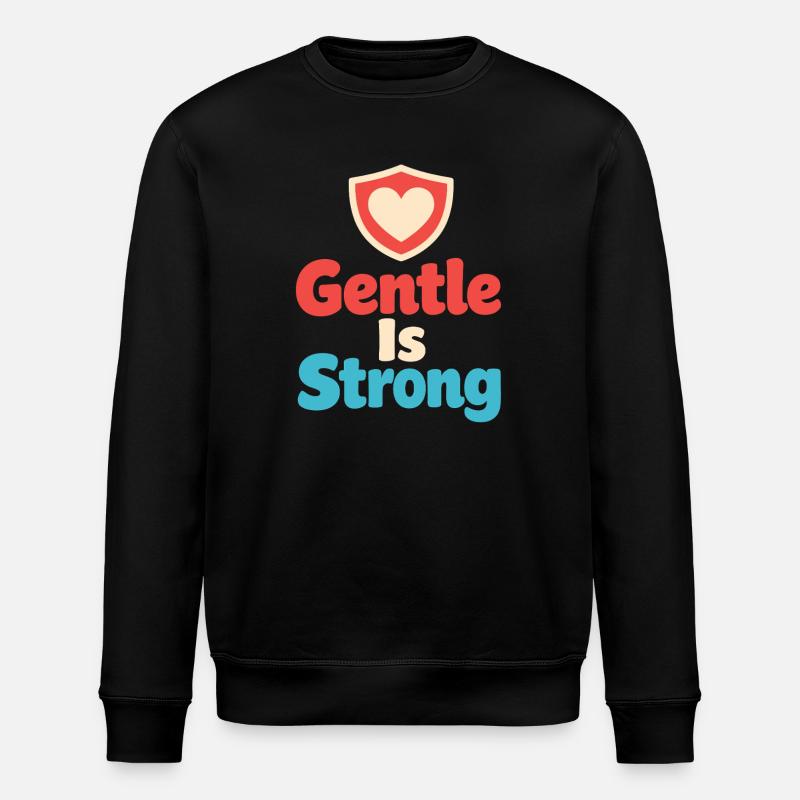 Sanfte Erziehungsidentität, Langsames - Stanley/Stella Unisex Bio-Sweatshirt ROLLER - Schwarz
