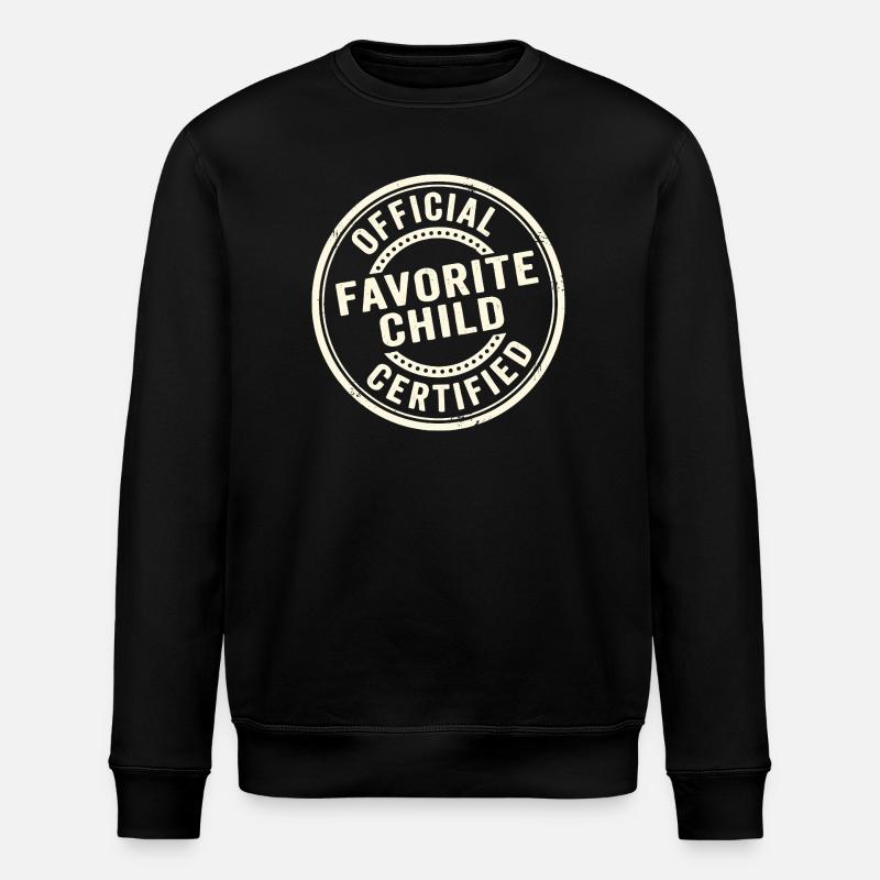 Enfant préféré (drôle, officiel) - Sweat bio ROLLER Stanley/Stella Unisexe - noir