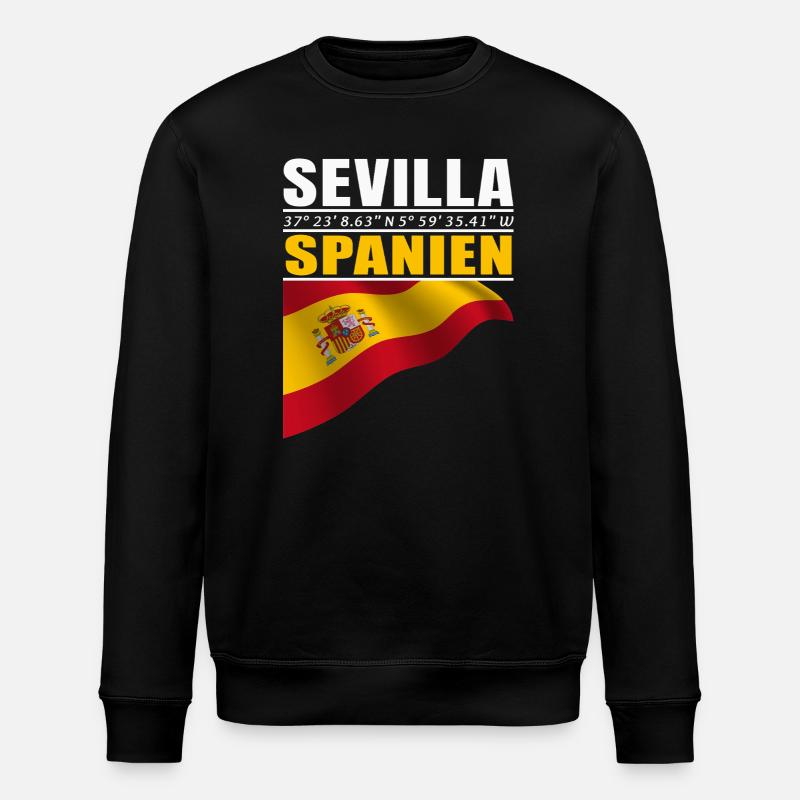 Sevilla - Stanley/Stella Unisex Bio-Sweatshirt ROLLER - Schwarz