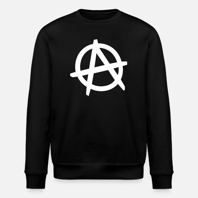 The Couching Dad "Anarchy" - Stanley/Stella Unisex Bio-Sweatshirt ROLLER - Schwarz