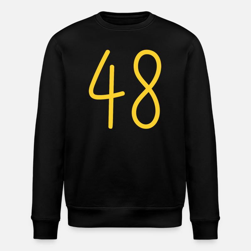 48 - Stanley/Stella ROLLER Unisex Organic Sweatshirt - black